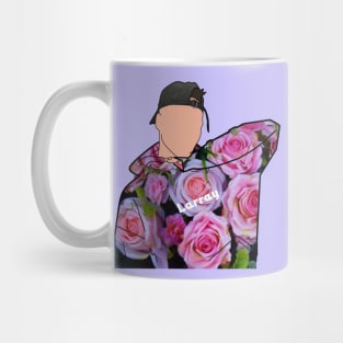 Larray-Digital Art-Pink Roses Jumper (Light Purple) Mug